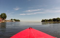 Kayaking Lake Erie Metropark